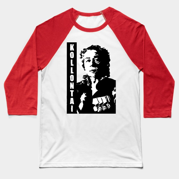 Alexandra Kollontai Baseball T-Shirt by WellRed